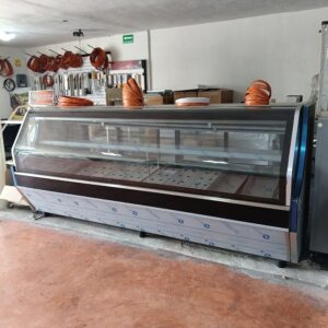 vitrina carniceras en acero inoxidable desde 1.5 mts hasta 4 metros... se manejan con unidad autocontenida o unidad remota